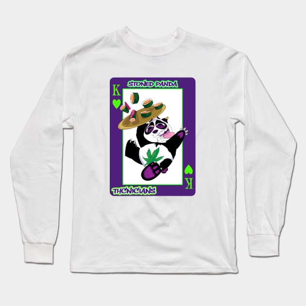 Stoned Panda NFT Long Sleeve T-Shirt by THCnicians